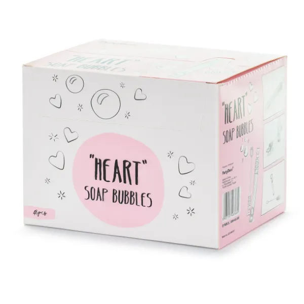 Bruiloft bellenblaas - 48x stuks - mini hartjes - huwelijk versiering