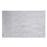 1x Rechthoekige glitter placemats/onderleggers zilver 44 x 29 cm