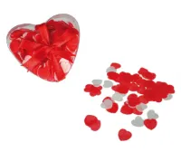 Hartvormige confetti voor in bad