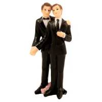 Bruidstaart 2 mannen paar taart decoratie