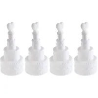 4x Bruiloft bellenblaas taart met hart 3 x 7,5 cm