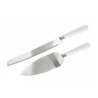 Bruiloft kado bruidstaart serveerset