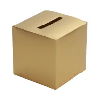 Chaks Enveloppendoos - goud - bruiloft - papier - 23 x 23 cm - envelop cadeaudoos