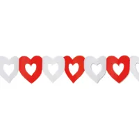Hartjes slinger rood/wit
