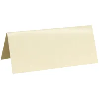 Naamkaartjes/plaatskaartjes - Bruiloft - creme - 10x stuks - 7 x 3 cm