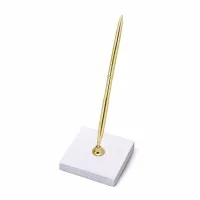 Bruiloft pennenhouder goud