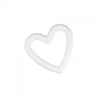 Piepschuim open hart figuur 20 cm