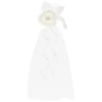 Trouwauto antenne lint boeket - Bruiloft - wit/creme - 2x stuks - just married