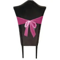 Tule stof op rol - fuchsia roze - 30cm x 9meter - Organza/mesh decoratie stoffen