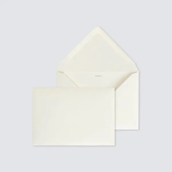 10 x Envelop met puntklep in gerecycleerd papier - Trouwen