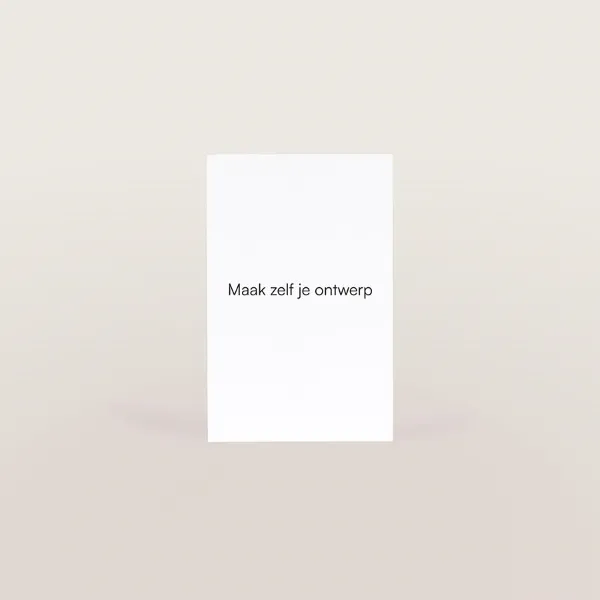 Klein kaartje met jouw ontwerp - mat papier - Eigen ontwerp (proefdruk)