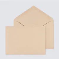 10 x Bruine kraft enveloppe - Trouwen