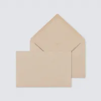 10 x Bruine kraft enveloppe - Trouwen