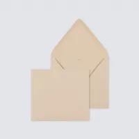 10 x Bruine kraft enveloppe - Trouwen