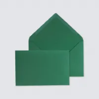 10 x Donkergroene envelop trouwkaarten - Trouwen
