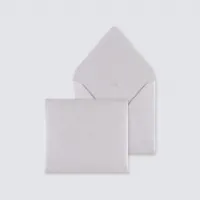 10 x Envelop zilver metallic - Geboorte