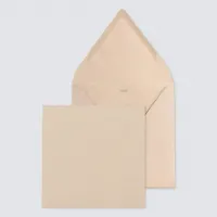 10 x Grote vierkante kraft enveloppe - Trouwen