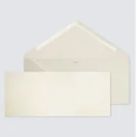 10 x Lange envelop gerecycleerd papier - Trouwen