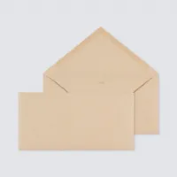 10 x Lange kraft enveloppe - Trouwen