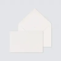 10 x Liggende envelop met puntklep ecru - Trouwen