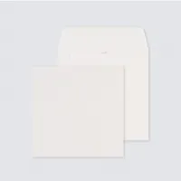 10 x Luxe vierkante envelop ecru - Eigen ontwerp