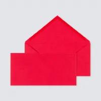 10 x Rode envelop - Eigen ontwerp