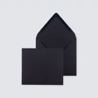 10 x Trendy zwarte envelop - Eigen ontwerp