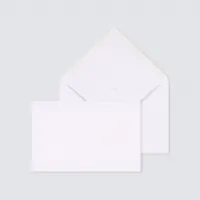 10 x Witte envelop liggend, 18,5 x 12 cm (wit)