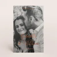 Chique foto save the date met folie - Trouwen (proefdruk)