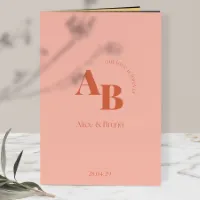 Color blocking trouwkaart poster - Trouwen (proefdruk)