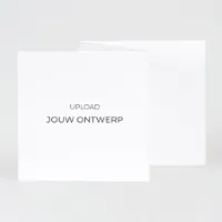 Drieluik kaart glanzend papier voor eigen ontwerp (proefdruk)