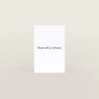 Klein kaartje met jouw ontwerp - mat papier - Eigen ontwerp (proefdruk)