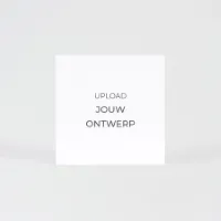 Klein vierkant kaartje | blanco | glanzend papier - Eigen ontwerp (proefdruk)