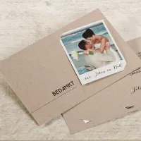 Kraft fotobedankkaart bruiloft - Trouwen (proefdruk)