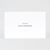 Liggende eigen ontwerp kaart glanzend papier (proefdruk)