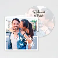 Lovesong CD trouwkaart - Trouwen (proefdruk)