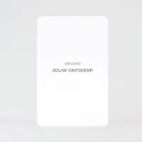 Staande glanzende kaart met afgeronde hoeken - Eigen ontwerp (proefdruk)