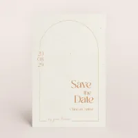 Stijlvolle save the date in natuurpapierlook - Trouwen (proefdruk)