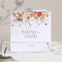 Trouwkaart bohemian met bloemensluier - Trouwen (proefdruk)