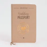 Trouwkaart kraft love-paspoort | Buromac 108044 - Trouwen (proefdruk)