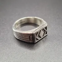 Aegir - Zilveren Zegelring