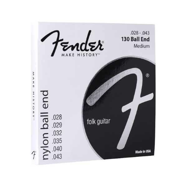 Fender 130 Nylon Ball End snarenset klassiek medium
