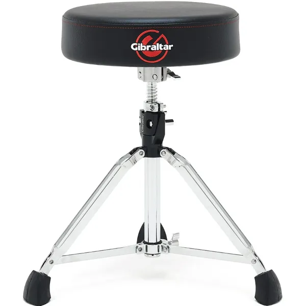 Gibraltar Hardware 9608 professionele drumkruk met ronde zitting