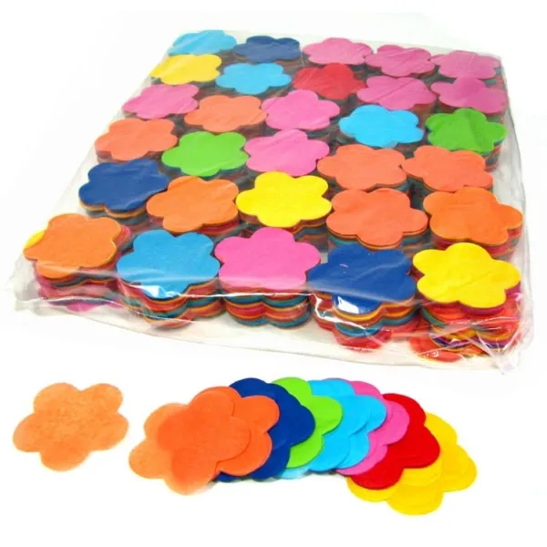 Magic FX CON06MC bloemvormige confetti 55mm multicolour