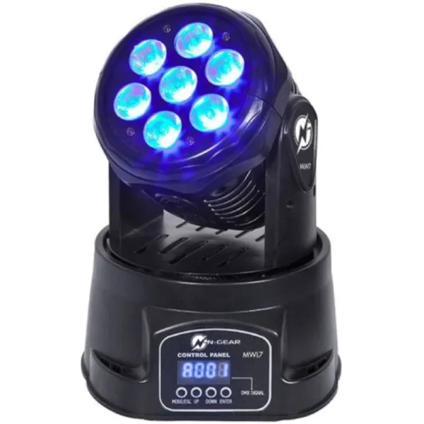 N-Gear MOVE WASH LIGHT 7 LED moving head