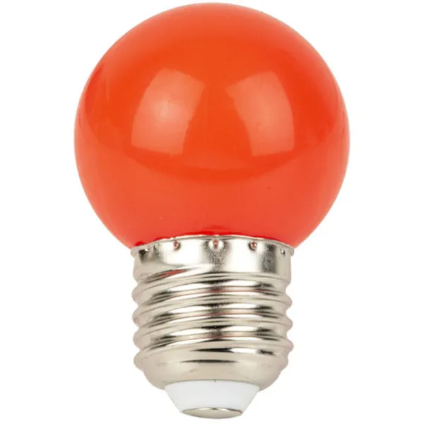 Showgear G45 LED Bulb E27 rood