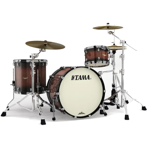 Tama ME32CZBS-VTBV Starclassic Maple Tobacco Sunburst Movingui 3d. shellset black nickel hardware