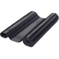 Adam Hall 85900B rubberen kabelmat geribbeld 1x8 meter zwart