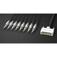 Alva AI25-8TPRO5 analoge multikabel D-Sub 25 Male naar 8x TRS Stereo Plug 5m