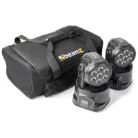 BeamZ MHL-74 mini wash moving head set van 2 met draagtas
